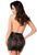 Юбка Noir Handmade F341 Powerwetlook and lace skirt - L