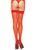 Прозрачные чулки со швом Leg Avenue Sheer backseam stockings Red, one size