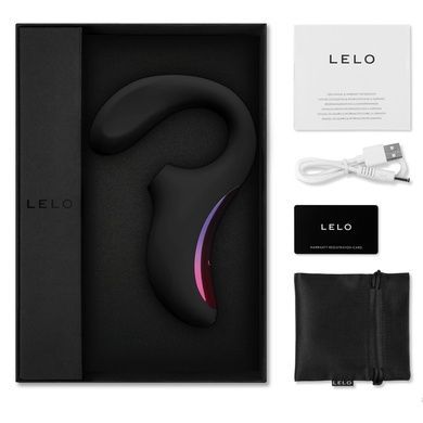 Вагінальний звуковий стимулятор LELO Enigma Black SO8070 фото