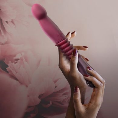 Пульсатор Temptasia by Blush Trixie Thrusting Dildo Wine Red SO8835 фото
