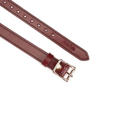 Кожаная маска на глаза Liebe Seele Wine Red SO9449 фото