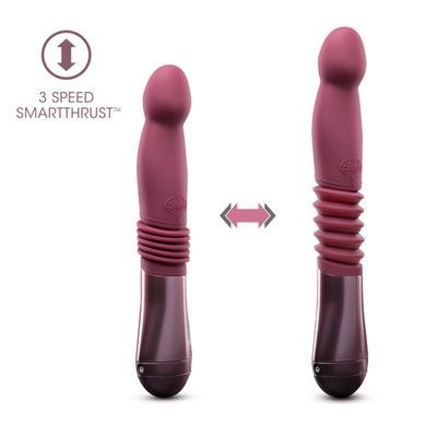 Пульсатор Temptasia by Blush Trixie Thrusting Dildo Wine Red SO8835 фото