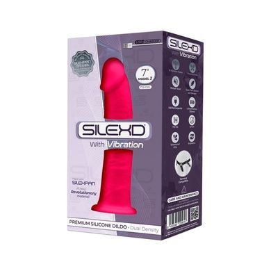 Фаллоимитатор с вибрацией SilexD Henry Vibro Pink size 7 SO5968 фото