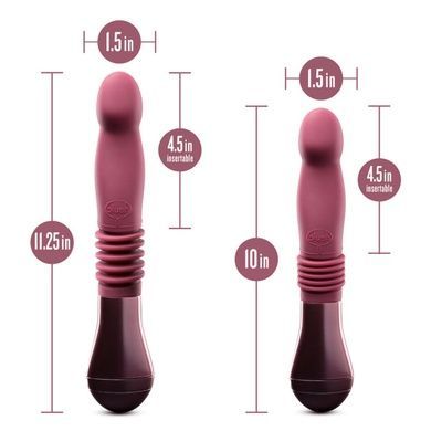 Пульсатор Temptasia by Blush Trixie Thrusting Dildo Wine Red SO8835 фото