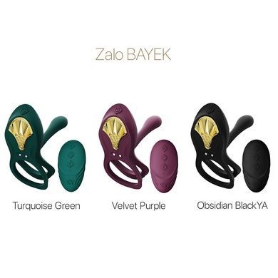 Смарт-ерекційне кільце Zalo BAYEK Turquoise Green SO6644 фото