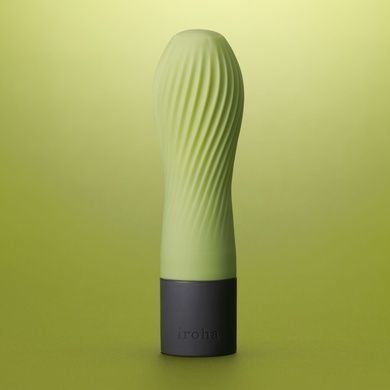 Вибратор IROHA ZEN Matcha с ребристой поверхностью SO4913 фото