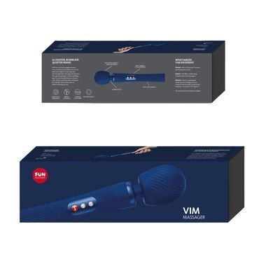 Вібромасажер Fun Factory VIM Vibrating Wand midnight blue SX0920 фото