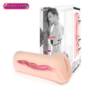 Мастурбатор-вагина двухслойный Kokos Haru Double Layer SO1242 фото
