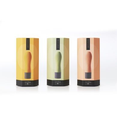 Вибратор IROHA ZEN Matcha с ребристой поверхностью SO4913 фото