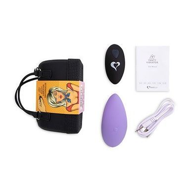 Вибратор в трусики FeelzToys Panty Vibrator Purple SO3850 фото