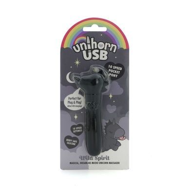 Вибратор-единорожка Unihorn USB Bullet - Wild Spirit, виброшар, USB-зарядка SX2874 фото