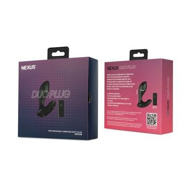 Анальна вібропробка Nexus DUO Plug Medium SX2411 фото