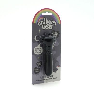 Вибратор-единорожка Unihorn USB Bullet - Wild Spirit, виброшар, USB-зарядка SX2874 фото