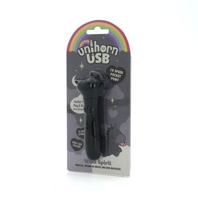 Вибратор-единорожка Unihorn USB Bullet - Wild Spirit, виброшар, USB-зарядка SX2874 фото