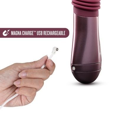 Пульсатор Temptasia by Blush Trixie Thrusting Dildo Wine Red SO8835 фото