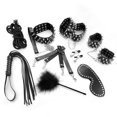 BDSM набор Art of Sex Spikes BDSM Set Leather, 10 предметов SO7140 фото