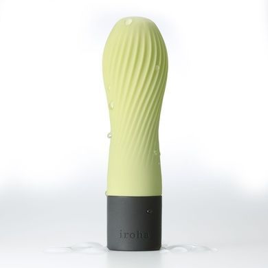 Вибратор IROHA ZEN Matcha с ребристой поверхностью SO4913 фото