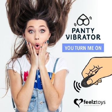 Вибратор в трусики FeelzToys Panty Vibrator Purple SO3850 фото