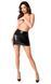Юбка Noir Handmade F341 Powerwetlook and lace skirt - L