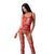 Бодістокінг Passion BS058 red, комбінезон, дуже повітряний S/M/L