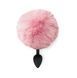 Анальна пробка М Art of Sex Silicone Bunny Tails Butt plug Pink SO6693 фото 2