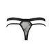 Чоловічі прозорі стринги Passion 029 THONG COLLIN S/M Black, сітка