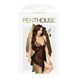 Бебі-дол з ажурним бралетом та високим розрізом Penthouse - Sweet Beast Black L/XL