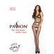 Бодистокинг Passion BS032 black, комбинезон, топ и крупная сетка S/M/L