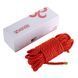 Мотузка для шибарі LOCKINK SEVANDA Red 8 метрів SX0879 фото 2