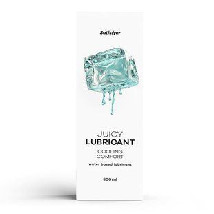 Охолоджуючий лубрикант на водній основі Satisfyer Juicy Lubricant Cooling Comfort 300 мл SX2714 фото