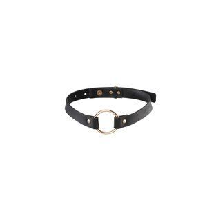 Чокер из экокожи Bijoux Indiscrets Maze &ndash; Single Choker Black