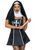 Костюм монашки Leg Avenue Naughty Nun S, платье, головной убор