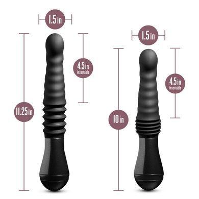 Пульсатор Temptasia by Blush Lazarus Thrusting Dildo Black SO8836 фото