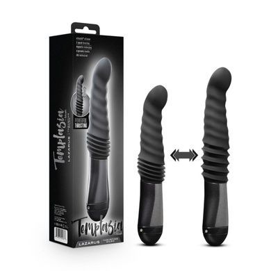 Пульсатор Temptasia by Blush Lazarus Thrusting Dildo Black SO8836 фото