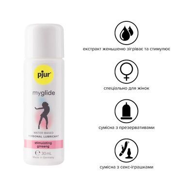 Збуджувальна змазка для жінок pjur my glide 30мл PJ10550 фото