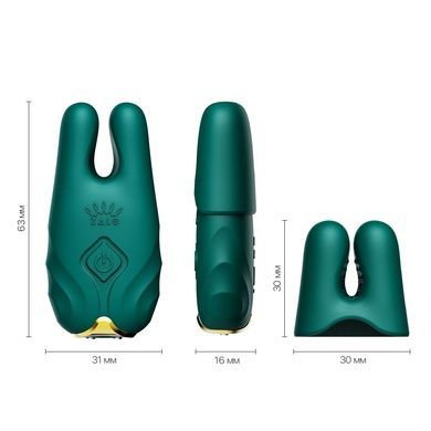 Смарт-вибратор для груди Zalo Nave Turquoise Green SO7488 фото