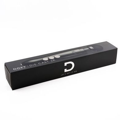 Вибромассажер DOXY Die Cast 3R - Matte Black SO8024 фото