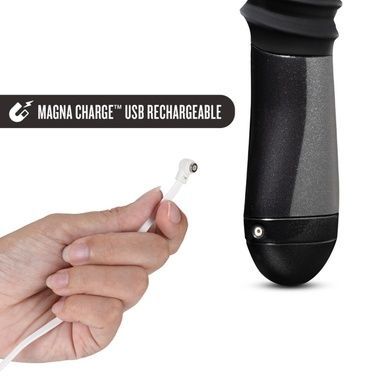 Пульсатор Temptasia by Blush Lazarus Thrusting Dildo Black SO8836 фото