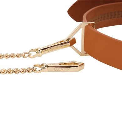 Повідець LOCKINK Tied Collar with Leash Set Brown SX0828 фото