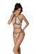 Комплект белья Passion CHIKA SET, S/M, cream, топ, трусики