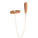 Повідець LOCKINK Tied Collar with Leash Set Brown SX0828 фото 2