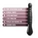 Пульсатор Temptasia by Blush Lazarus Thrusting Dildo Black SO8836 фото 2