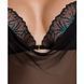Пеньюар Passion DELIENA CHEMISE S/M black, стрінги із заниженою талією