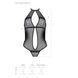 Сетчатое боди с кружевом на груди Passion SATARA BODY L/XL black