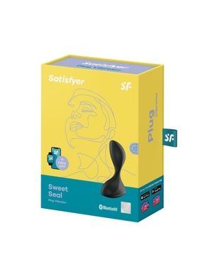 Анальна пробка з вібрацією Satisfyer Sweet Seal Black SO6100 фото