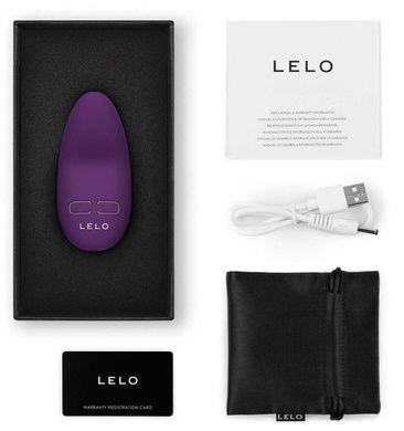 Мінівібратор для клітора LELO Lily 3 Dark Plum SX0694 фото