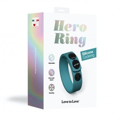 Ерекційне кільце Love To Love HERO RING - TEAL ME SO5088 фото