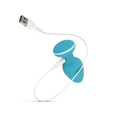 Анальна вібропробка Cala Azul Blanca Vibrating anal plug SO8887 фото