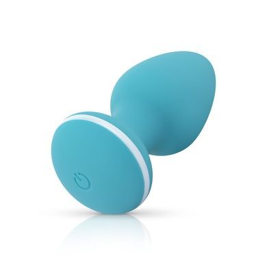 Анальна вібропробка Cala Azul Blanca Vibrating anal plug SO8887 фото