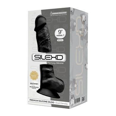 Фалоімітатор SilexD Tomas Black діаметр 4,9см SO5024 фото